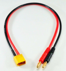 4mm Banana (Gold) to XT60 Male Adapter Cable