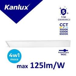Panel LED BLINGO U29-35W 120CCT 4040/4360/4260lm 3000K/4000K/6500K IP20 II kl. UGR19 5 lat Gwar. biały 37278