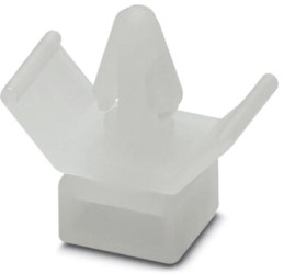 Mounting base, PA, transparent, (L x W x H) 10 x 20.5 x 18.5 mm, 3240711