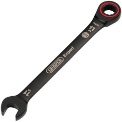 Draper Expert 03882 HI-TORQ&#xAE; Metric Ratchet Combination Spanner 11mm Black