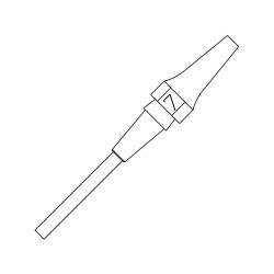 Weller T0051325699 XDS 7 Desoldering Tip 1.2 x 2.7 Length 16.5mm