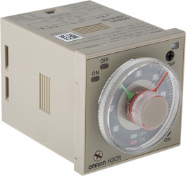 Timer Relay Szyna DIN, montaż panelowy 100 → 240V ac DPST 2-stykowy Omron DPDT 0.05 s → 300 h H3CR