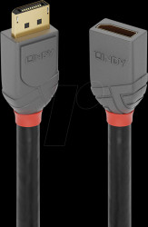 36495 DisplayPort 1.4 cable, 8K, 60 Hz, 0.5 m