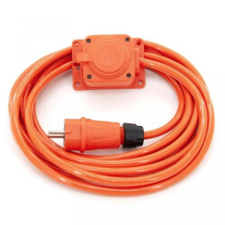 Przedłużacz budowlany 1-gniazdowy IP44 16A 230V H07BQ-F 3*2,5 2M 2OW16021P