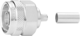 N plug 50 Ω, RD-316, crimp/crimp, straight, 100023904