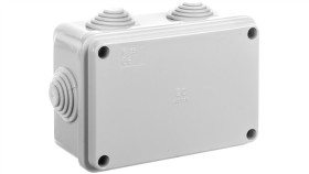 Puszka Natynkowa Z Pokrywą I Śrubami Seria 400 Ip55 120X80x50 Ec400c4r /Opak....