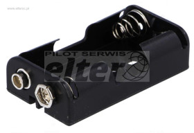 Pojemnik na baterie R6 AA 2szt z wyj. na 6F22