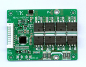 MODUŁ ŁADOWANIA AKUMULATORÓW 10S 30A OCP 120A (BMS078-10S30A)