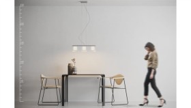 Lampa Sufitowa Kanti, Skandynawski Styl, Do Salonu Na E14, Biało/Czarna...