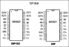 Quad, High-Side MOSFET Drivers