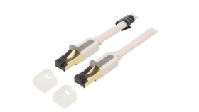 Icdhj Patch Cord S/Ftp 7 Cu Pvc Szary 5M Rj45 Wtyk,Z Obu Stron