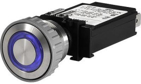 Circuit breaker, 1 pole, T characteristic, 16 A, 28 V (DC), 240 V (AC), faston plug 6.3 x 0.8 mm, panel mounting, IK07, 4410.901