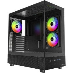 Phanteks XR Tempered Glass Midi tower PC case Black
