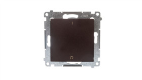 Simon 54 Łącznik Dwubiegunowy, Szybkozłącza, Brąz Mat Dw2.01/46