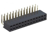 PS-D-26K Gniazdo PS do druku 2x13 pin (do listew PH 2.54), dwurzędowe, katowe