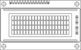 LCD-020N004D 20 x 4 Character LCD