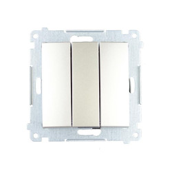 Łącznik potrójny DW31.01/44 złoty mat Kontakt Simon54