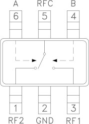 3 Watt SPDT T/R Switch SMT, DC - 3 GHz