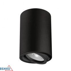 Oprawa downlight ULTER regulowana fi70 GU10 max. 1x50W czarna C23-DLU-AR-GU10-150-BL