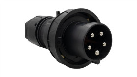 Wtyczka Siłowa 63A 5P 380V-415V /Fe/ Ip67 Czarna