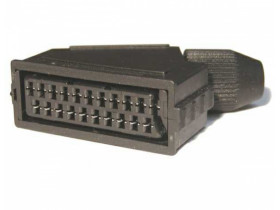 Gniazdo euro-scart na kabel