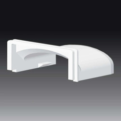 Pokrywa przepustowa dla kanałów LO 35 biała 8837_HB