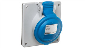 Gniazdo Tablicowe 16A 3P 230V Niebieskie Ip44 P17 Tempra Pro 555184