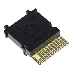 Przełącznik tarczowy przyciskowy, BCD, Tarcza przyciskowa, Przewlekany, Montaż panelowy, położenia: 10