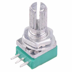 10K Logarithmic 9mm Potentiometer Knurled 6mm Metal Shaft