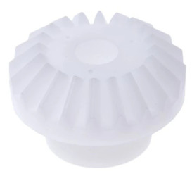 Przekładnia stożkowa, POM, zęby: 20, Skośne, skok: 1.5mm, kąt: 20, otwór: 8mm, 110 → 120HRR