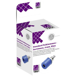 TruComponents 170688 Jack plug set,vertical Blue 10 pc(s)