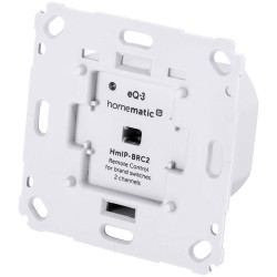 Homematic IP 152000A0 IP Wall Switch 2-Channel Mains-Operated Control
