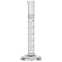 Academy Measuring Cylinder Hexagon Base 10ml Pack of 2