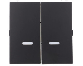 Simon 54 Klawisze z oczkiem do mechanizmów: SW6/2XLM SW7/2XM SW6P1M czarny mat DKW9L/49