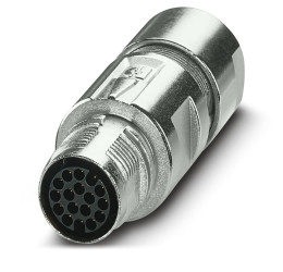 Złącze wielostykowe przemysłowe 17-pinowe M17 Montaż na kablu Wtyczka Phoenix Contact