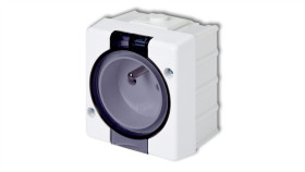 Senior Gniazdo Pojedyncze Z/U (Klapka Dymna) Biały Ghs-1D