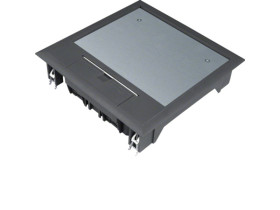 tehalit.VE-EE Pokrywa uchylna VQ06 200x2 00 wykładzina 5mm czarny PA VQ06059005 HAGER