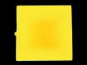 EL Panel - Yellow 10cm x 10cm