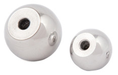 Pokrętło mocujące M5 długość gwintu: 9mm średnica pokrętła 20mm średnica gwintu: 5mm Kulowy Otwór gwintowany