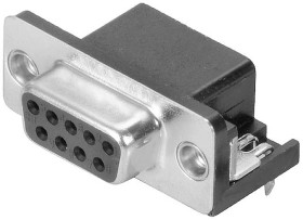 Weidmüller D-SUB F6.3 T09HU 3.2B4 TY BK 2701710000 Złącze żeńskie D-Sub 90 ° Ilość styków: 9 lutowane 90 szt.