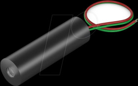 70110722 Line laser module, red, 20°, 650 nm, 5 VDC, 8x26 mm, class 2