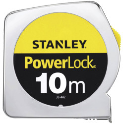 Stanley 1-33-442 Powerlock Tape Measure 10m Durable and Compact
