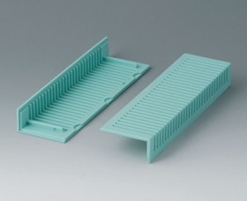 Side trim, ABS, (L x W x H) 189.34 x 51.97 x 24.8 mm, lagoon, B2023005