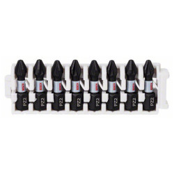 Bosch 2608522325 Impact Control Philips Bit PZ 2 Set Robust &amp; Durable
