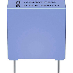 TDK B32529C0104J000 PET capacitor 0.10 &#xB5;F 63 V DC 40 V AC 7.3x2.5x6.5 mm