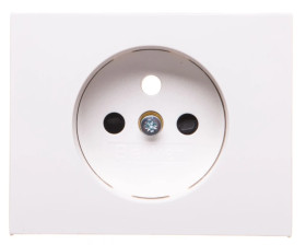 K.1 Płytka czołowa gniazda z/u z przesłonami śnieżnobiały 3965757009