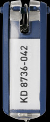 195707 Key fob Key Clip, 6 pieces, blue