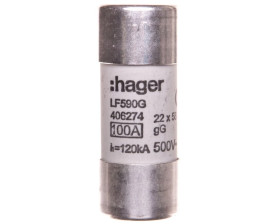 Wkładka bezpiecznikowa cylindryczna BiWtz 22x58 gG 100A LF590G