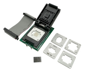 Adapter BGA64 ZIF + 4/5 ramek dla programatora XGecu T76