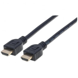 Kabel HDMI/HDMI V2.0 M/M Ethernet 3D4K Czarny Cl3 2M 353939